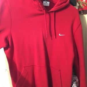 NIKE RED HOODIE